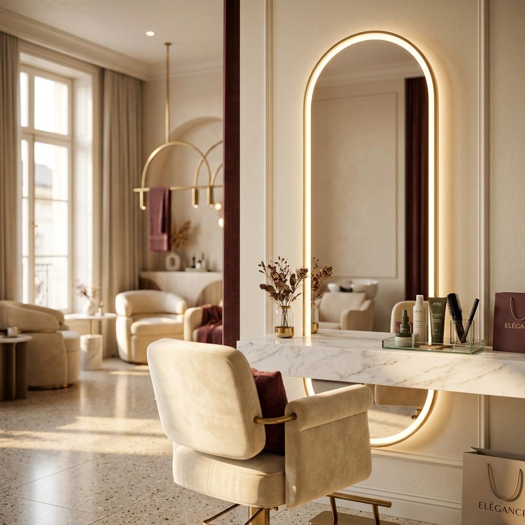 Zaynah Salon — premium women's salon interior in Bilaspur